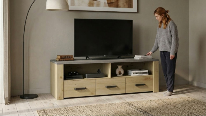 RTV Design Sideboard Fernseh Hochglanz Low Luxus Kommode Schrank Neu Board Wand
