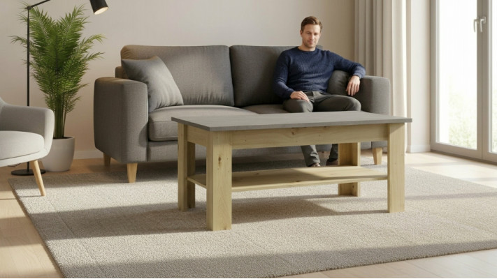 Holztisch Couchtische aus Holz wohnzimmer möbel 120x60cm Couchtisch Tische Tisch
