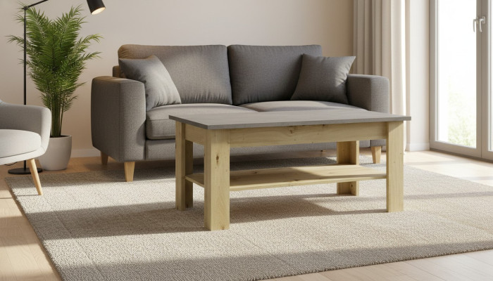 Holztisch Couchtische aus Holz wohnzimmer möbel 120x60cm Couchtisch Tische Tisch