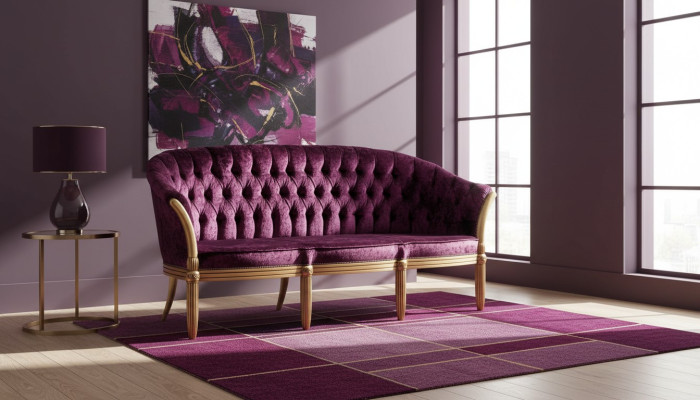 Sofa Dreisitzer Couch Klassische Neu Polster 3 Sitzer Leder Couchen