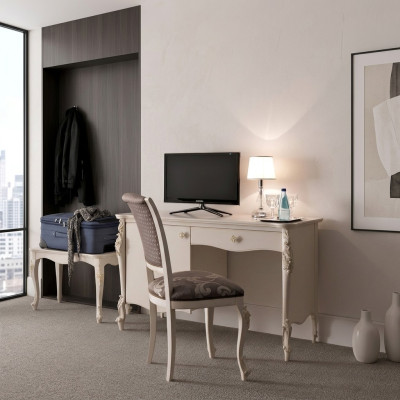 Regale Bürotisch Tisch Stuhl 2tlg Schreibtisch Büro Klassisch Einrichtung Holz