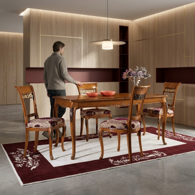 Esstisch Tisch Möbel 4x Stuhle Set 5tlg. Gruppe Design Esszimmer Garnitur Neu