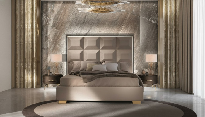 Design Modern Luxus Schlafzimmer Nachttisch Betten Bett 3tlg. Schlafzimmer Set