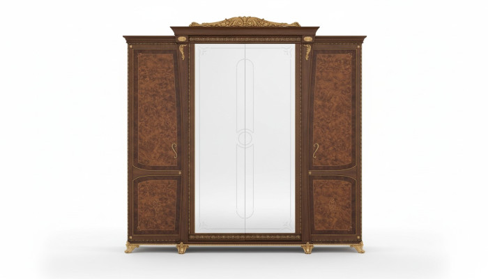 Schrank MobilPiu Luxury Massivholz Schränke Kleiderschrank Schlafzimmer Neu