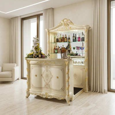 Wohnzimmer Designer Regal Möbel Holz Haus Wand Bar Schrank Barschrank Vitrine