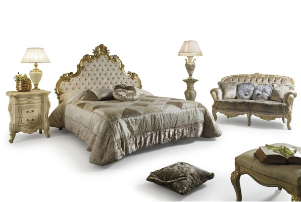 Bett 2x Nachttisch 3 tlg. Schlafzimmer Set Designer Hotel Betten Garnitur Neu
