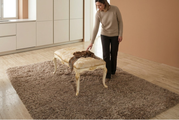 Bank Fußhocker Ottomane Sitzhocker Sitzpouf Wohnzimmer Designer Hocker Polster