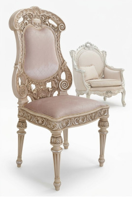 Esszimmer Stühle Holz Luxus Sessel Stuhl Weiß Wohnzimmer Italienische Möbel Neu