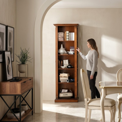 Schränke Einrichtung Vitrine Glas Schrank Anrichte Möbel Klassische Regale Neu
