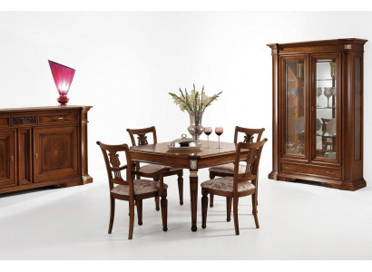 Luxus Set Esszimmer Esstisch Stuhl XXL Tisch Tische Stühle Holz Design 7 tlg Neu