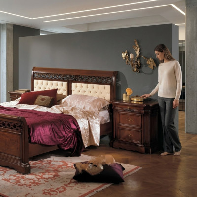 Nachttisch Beistelltisch Tisch Holz Tische Schlafzimmer Möbel Sideboard Braun
