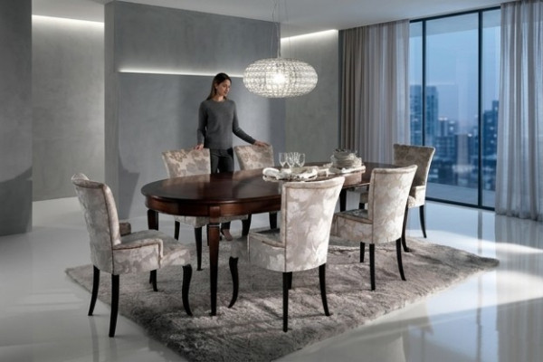Luxus Esstisch Italienische Design Möbel Einrichtung Tische Massivholz Tisch Neu
