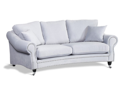 Sofa 3 Sitz Couch Polster Sofas Couchen Wohnzimmer Design Textil Dreisitzer
