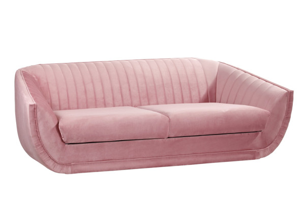 Dreisitzer Sofa 3 Sitzer Couch Polster Sofas Couchen Wohnzimmer Design Textil