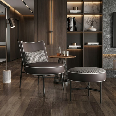Sessel + Hocker Clubsessel Loungesessel Cocktailsessel Relaxsessel Lehn