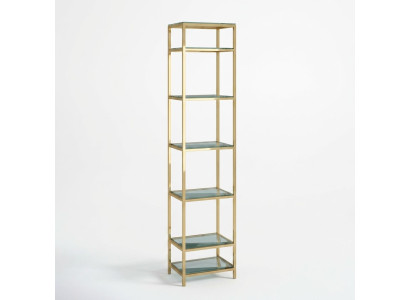 Regal Glas Metall Standregal modernen Design Trenn Wand Glas Regale