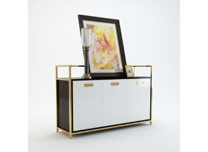 Design Kommode Schrank Luxus Edelstahl Kommoden Schrank Dekorative Regal