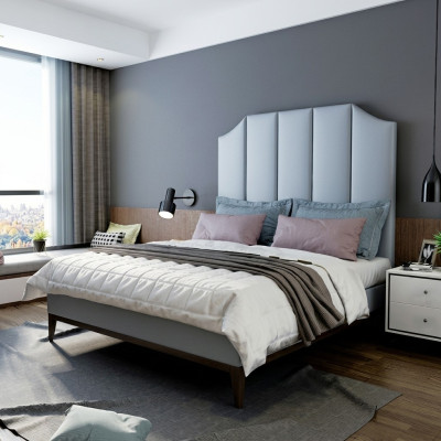 Bett Polster Design Luxus Doppel Hotel Betten Schlaf Zimmer Leder 180x200cm