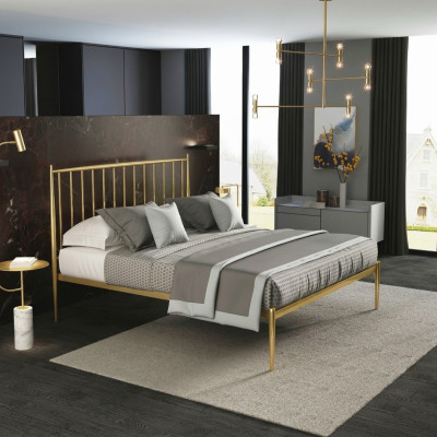 Italienische Leder Designer Möbel Bett Doppel Schlazimmer 180x200cm