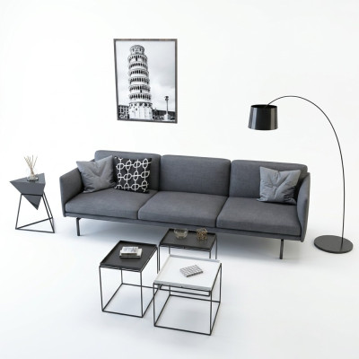Design Sofa 4 Sitzer Wohnzimmer Couch Couchen Polster Sofas Neu XXL
