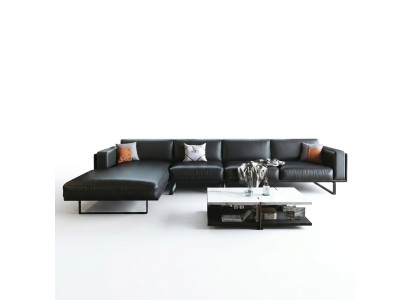 Moderne Sofa Eckgarnitur L Form Polster Sitz Ecke Couch Ledersofa Sofas