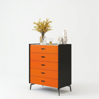 Italienische Stil Möbel Hoch Kommode Schrank Designer Schränke Orange