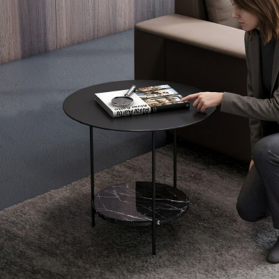 Runder Beistelltisch Tisch Couchtisch Sofa Wohnzimmer Design Tische