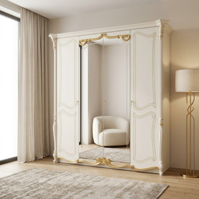 Kleider Schrank Kleiderschränke Design Spiegel Möbel Wohnen Möbel Holz Neu