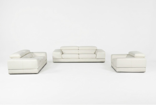 Ledersofa Sofagarnitur 3+2+1 Sitzer Set Garnitur Polstersofa Deko Couch