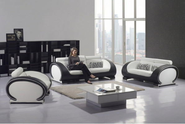 Design Polster Sitz Couch 3 Sitzer Garnitur Sofa Sofas Couchen Leder