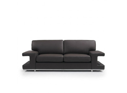 Sofa Couch Polster 2 Sitzer Leder Sofas Couchen Sitz Garnituren Design