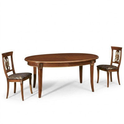 Esstisch Tisch Holz Luxus Tische Barock Rokoko Esszimmer Antik Stil Italy Möbel