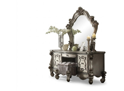 Klassischer Schminktisch Spiegel Luxus Konsole Kommode Schlafzimmer Barock neu