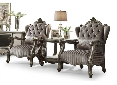 Edler Designer Klassischer Couchtisch Beistelltisch Tisch Holz Barock