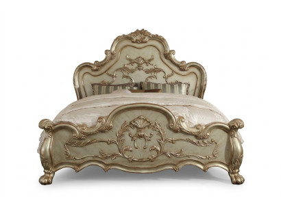 Bett Design Doppelbett Betten Luxus Klassiker Barock Rokoko Chestgerfield Neu