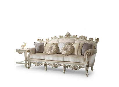 Klassischer 3 Sitzer Couch Sofa Couch Polster Deko Sofas Couchen Barock