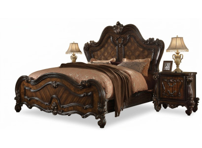 Königliches Doppel Bett Betten + 2x Nachttisch Konsole Komplett Set Neu