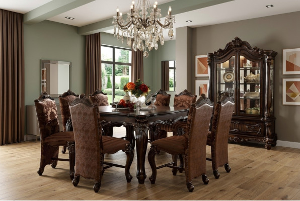 Komplett Set Esstisch 6 Stühle Esszimmer Set Ess Gruppe Holz Tisch Tische
