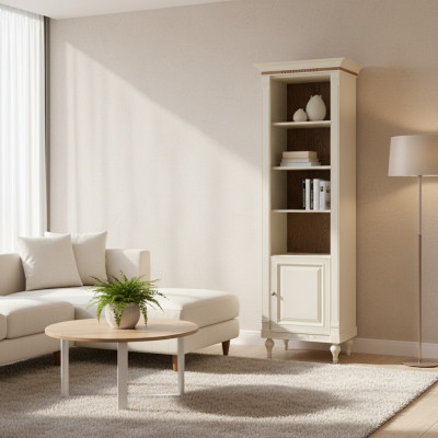 Klassische Schränke Schrank Schrankwand Holzschrank Vitrine Regal Antik Stil Neu