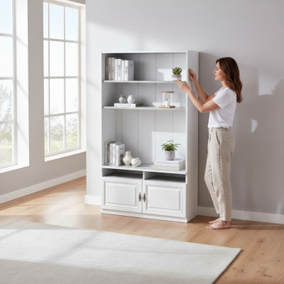 Amerkanische Stil System Möbel Wohnzimmer Büro Einrichtung Vitrine Regale Neu