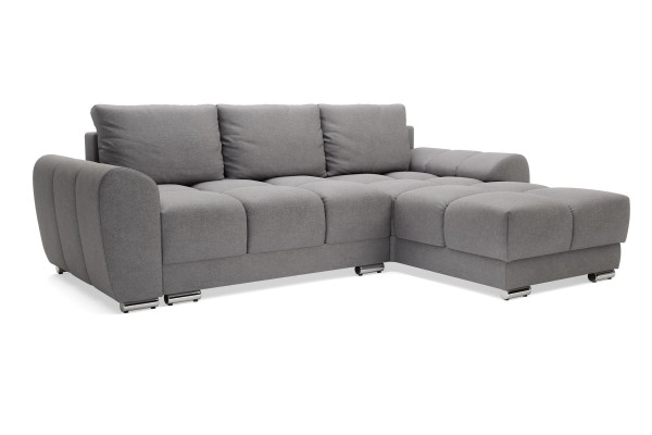 Bequeme Schlafsofa Couch mit Bettfunktion Sofa Polster Eckgarnitur Ecksofa