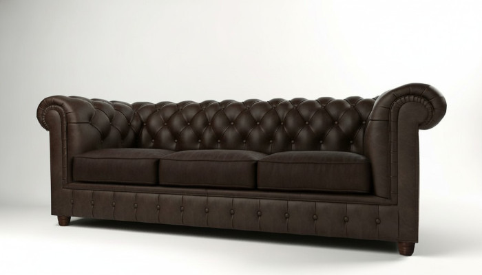 Klassische Chesterfield Couch Sofa 3 Sitzer Couchen Sofas Polster Dreisitzer