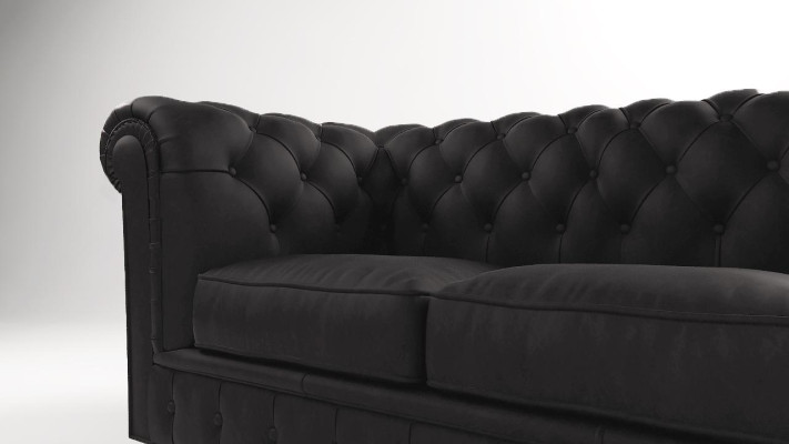 Designer Sofa 3 Sitzer Chesterfield Couch Polster Sofas Dreisitzer Couchen Sitz