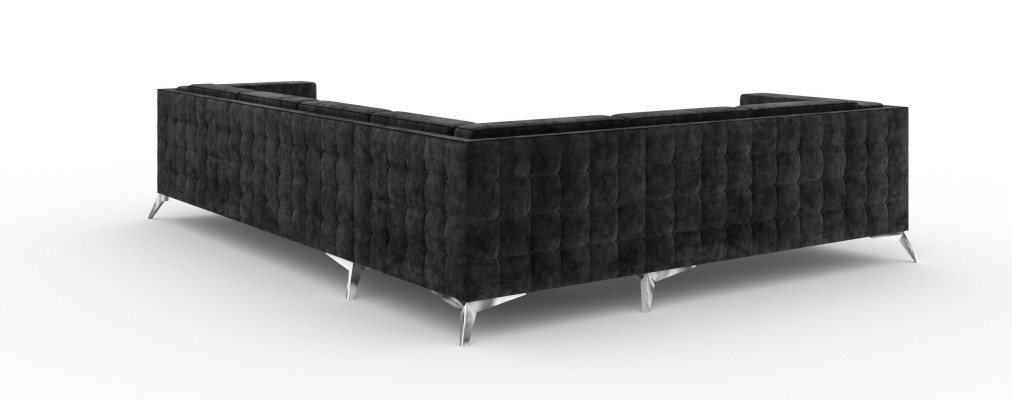 Ecksofa Chesterfield Sofa Polstergarnitur Couch Wohnlandschaft L-form Design Neu