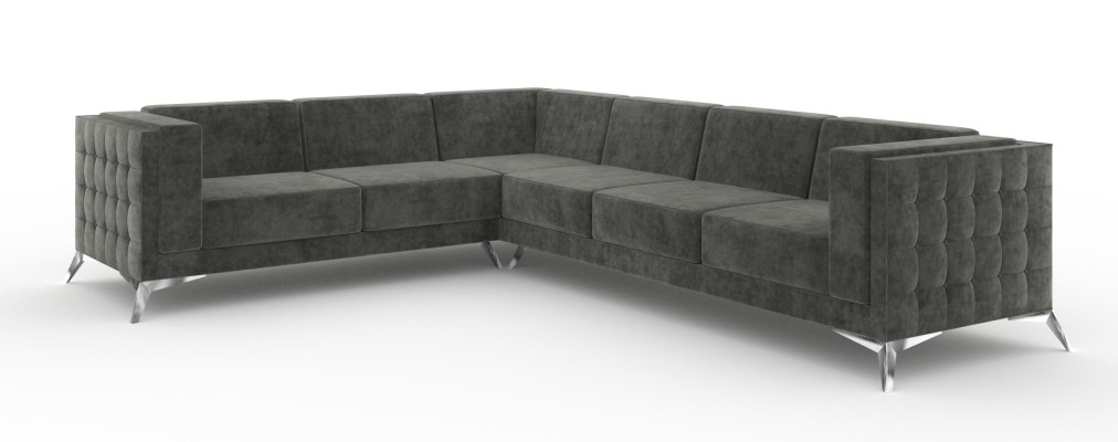 Design Esk Ecksofa L-form Modern Sofas Stoffsofa Couch Wohnlandschaft