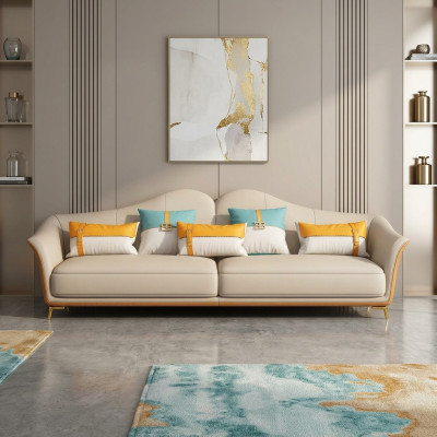 Luxus Dreisitzer Couch Sitz Polster 3 Sitz Polster Couchen Loung Club Neu Sofa