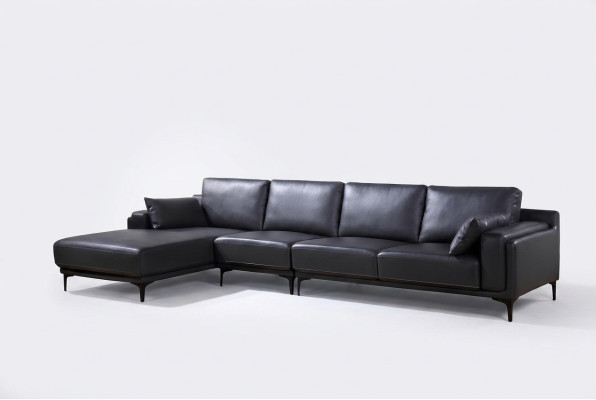 Sofa Design Ecksofa LForm Ledersofa Couch Wohnlandschaft Garnitur Moderne Sofas
