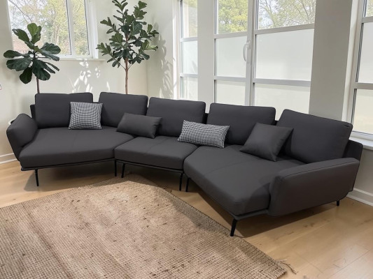 Ecksofa LForm Wohnlandschaft Sofa Couch Polster Sofas Garnitur Ledersofa Couchen