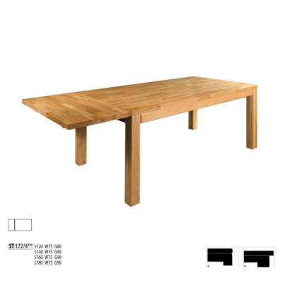 Esstisch Holz Tische Wohn Ess Zimmer Tisch 140x90cm Massiv Massivholz Esstische