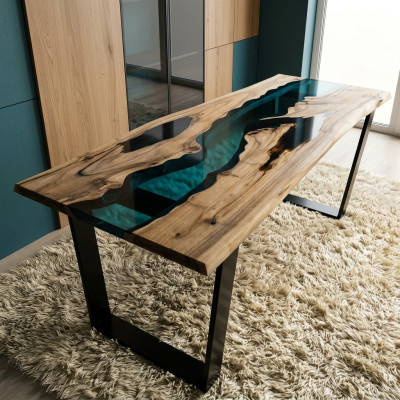 Epoxid harz Konsolen Tisch Designer Tische Luxus Wohnzimmer Möbel